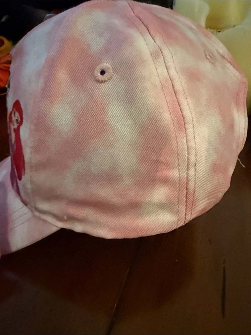 Kids Pink Disney Princess Tie-Dye Baseball Cap